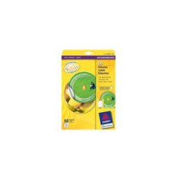 Avery Full Face CD/DVD Label - etiquettes couchees brillantes - 50 etiquette(s)