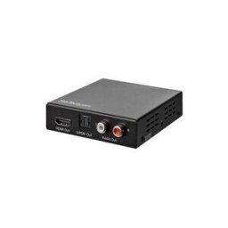 StarTech.com Extracteur audio HDMI vers RCA ou Toslink - 4K 60 Hz - Adaptateur HDMI vers audio analogique/numerique (HD202A) - extracteur de signal audio HDMI