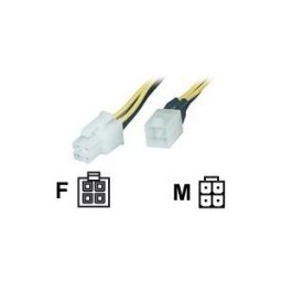 MCL Samar MCL - rallonge de cable d'alimentation - ATX12V 4 broches pour ATX12V 4 broches - 20 cm