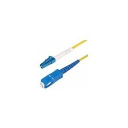 StarTech.com 3m (9.8ft) LC to SC (UPC) OS2 Single Mode Simplex Fiber Optic Cable, 9/125Âµm, Laser Optimized, 40G/100G, Bend Insensitive, Low Insertion Loss - LSZH Fiber Patch Cord (SPSMLCSC-OS2-3M) - cordon de raccordement - 3 m - jaune