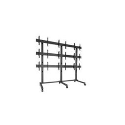 Chief Micro-Adjustable Large Freestanding Video Wall LVM3X3U chariot - pour 9 ecrans LCD - noir