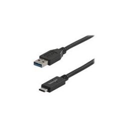 StarTech.com Cable USB vers USB-C de 1 m - USB 3.1 (10 Gbps) - Certifie USB-IF - Cable USB A vers USB Type-C - Noir (USB31AC1M) - Cable USB de type-C - 24 pin USB-C pour USB type A - 1 m