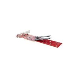 StarTech.com Adaptateur PCIe M.2 - PCIe x8/x16 vers Double NVMe ou AHCI M.2 SSD - PCI Express 4.0, 7,8Gbps/Disque, Bifurcation Requise, Carte PCIe Dual M.2 - Compatible Win/Linux (DUAL-M2-PCIE-CARD-B) - adaptateur d'interface - M.2 Card - PCIe 4.0 x16/x8
