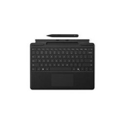 Microsoft Clavier Signature pour Surface Pro - clavier - avec trackpad, accelerometre, plateau de rangement et de chargement du Surface Slim Pen 2 - QWERTY - Hollandais - noir - avec Slim Pen 2 Peripherique d'entree