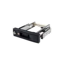 StarTech.com Rack amovible sans tiroir de 5,25 pouces pour disque dur SATA de 3,5 pouces - Rack mobile echange a chaud / Hot Swap - Rack de stockage mobile