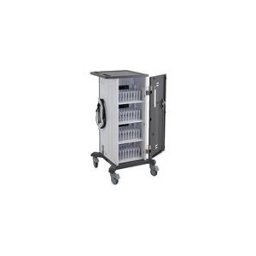 Ergotron YES35 chariot - pour 35 telephones cellulaires / tablettes / liseuses d'eBook - gris, blanc
