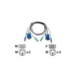 Aten 2L-5005P/C - cable clavier / video / souris (KVM) - 5 m