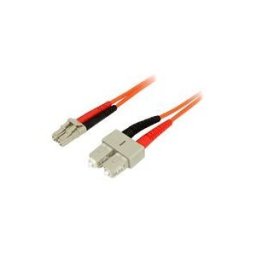 StarTech.com 1m Fiber Optic Cable - Multimode Duplex 50/125 - LSZH - LC/SC - OM2 - LC to SC Fiber Patch Cable (50FIBLCSC1) - cable reseau - 1 m