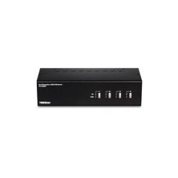 TRENDnet TK 440DP - commutateur ecran-clavier-souris/audio/USB - 4 ports - Conformite TAA