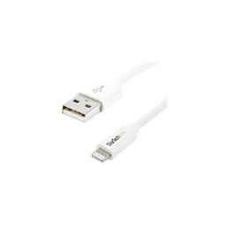 StarTech.com Cable AppleÂ® Lightning vers USB de 1 m pour iPhone, iPod, iPad - Cordon de synchronisation Lightning - Blanc - cable Lightning - Lightning / USB - 1 m