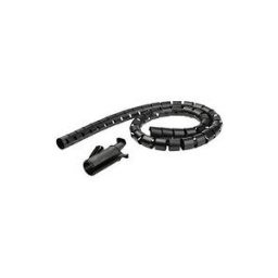 StarTech.com Gaine spirale range-cable en noir - 2,5 m - Diametre de 45 mm - Avec outil pour inserer les cables (CMSCOILED4) - kit de gaines pour cables