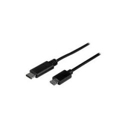 StarTech.com Cable USB 2.0 USB-C vers Micro-B de 1 m - Cordon USB Type-C vers Micro-B - M/M - Noir - Cable USB de type-C - 24 pin USB-C pour Micro-USB de type B - 1 m