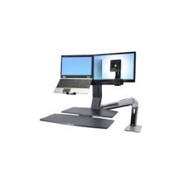 Ergotron WorkFit composant de montage - pour 2 ecrans LCD/ordinateur portable - noir