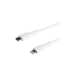 StarTech.com Cable USB-C vers Lightning bLANC Robuste 2 m - Cable de Charge/Synchronistation USB Type C vers Lightning Fibre Aramide - iPad/iPhone 12 Certifie Apple MFi (RUSBCLTMM2MW) - cable Lightning - Lightning / USB 2.0 - 2 m