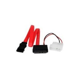 StarTech.com Cable adaptateur 30Â cm Slimline SATA vers SATA avec alimentation LP4 - cable SATA - 30 cm