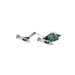 StarTech.com Carte serie PCI Express a 2 ports RS232 avec UART 16950 - Compatible Windows et Linux - 921.4 Kbps (PEX1S953LP) (PEX2S953LP) - adaptateur serie - PCIe - RS-232 x 2
