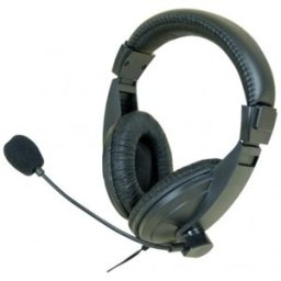 MCAD Casque-micro sterero jack 3.5 mm noir