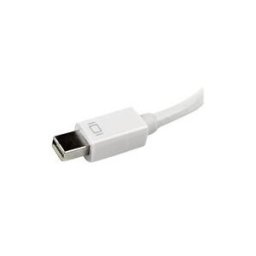 StarTech.com Adaptateur de voyage Mini DisplayPort vers DVI / VGA / HDMI pour MacBook - Convertisseur video 3-en-1 - Blanc - convertisseur video - blanc