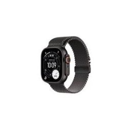 Apple Watch Ultra 3 - titane noir - Oui montre intelligente avec boucle milanaise - noir - 64 Go