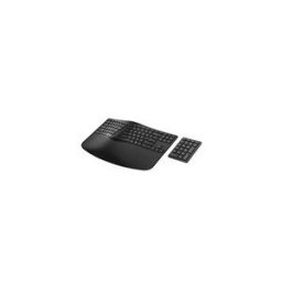 HP 965 - ensemble clavier et pave numerique - taille compacte, disposition a 2 zones, pave numerique separe, deplacement des touches a profil bas, multi-dispositifs - Francais - noir Peripherique d'entree