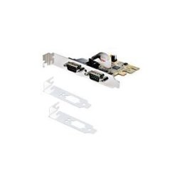 StarTech.com 2-Port PCI Express Serial Card, Dual Port PCIe to RS232 (DB9) Serial Interface Card, 16C1050 UART, Standard or Low Profile Brackets, COM Retention, For Windows Linux - PCIe to Dual DB9 Card (21050-PC-SERIAL-LP) - adaptateur serie - PCIe 2.0