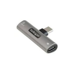 StarTech.com Adaptateur USB-C Audio Chargeur - Convertisseur Audio Port USB-C Casque/ecouteurs - 60W USB Type-C Power Delivery Pass-Through - Smartphone/Tablette/Portable (CDP2CAPDM) - station d'accueil - USB-C