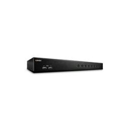 Lindy KVM Switch Pro USB 2.0 Audio DVI-I - commutateur ecran-clavier-souris/audio/USB - 8 ports