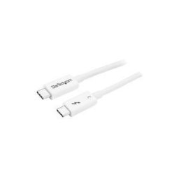 StarTech.com 1.6ft (50cm) Thunderbolt 3 Cable, 40Gbps, 100W PD, 4K/5K Video, Thunderbolt-Certified, Compatible w/ TB4/USB 3.2/DisplayPort - cable Thunderbolt - 24 pin USB-C pour 24 pin USB-C - 50 cm