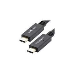 StarTech.com Cable USB-C vers USB-C avec Power Delivery (5A) de 1 m - M/M - USB 3.1 Gen 2 (10 Gb/s) - Certifie - Cordon USB Type C - Cable USB de type-C - 24 pin USB-C pour 24 pin USB-C - 1 m