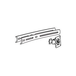 Ergotron DS100 Crossbar Extender, Long composant de montage - pour 2 ecrans LCD - noir