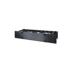APC Horizontal Cable Manager Single-Sided with Cover - panneau d'agencement de cables de rack avec couvercle - 2U