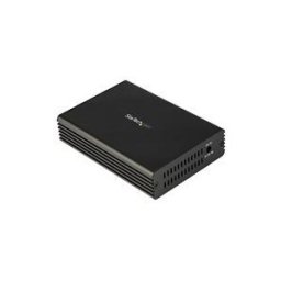 StarTech.com Convertisseur fibre optique vers RJ45 avec fente SFP+ ouverte - 10GBASE-T - Ethernet a fibre 10 Gb (MCM10GSFP) - convertisseur de media a fibre optique - 10GbE