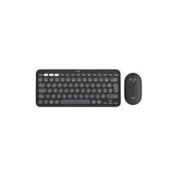 Logitech Pebble 2 Combo - ensemble clavier et souris - AZERTY - Francais - graphite ton sur ton Peripherique d'entree