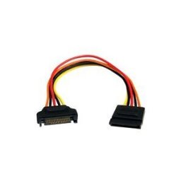 StarTech.com Cable d'extension d'alimentation SATA 15 broches 20 cm - rallonge de cable d'alimentation - alimentation SATA pour alimentation SATA - 20.3 cm