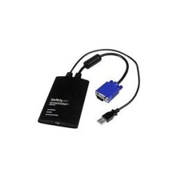 StarTech.com Adaptateur crash cart pour PC portable - Console KVM vers USB 2.0 avec transfert de fichier, acquisition video - KVM Portable - commutateur KVM - 1 ports