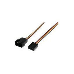 StarTech.com Cable d'extension d'alimentation pour ventilateur 4 broches 30 cm - M/F - rallonge de cable d'alimentation de ventilateur - MLI a 4 broches pour MLI a 4 broches - 3 m