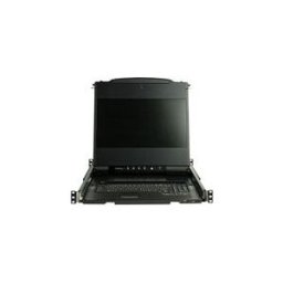 StarTech.com Console LCD de 17,3 1080p HD a montage en rack 1U avec clavier americain - Interface VGA - Cable KVM inclus - console KVM - Full HD (1080p) - 17.3