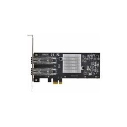 StarTech.com 2-Port GbE SFP Network Card, PCIe 2.0 x1, Intel I350-AM2 2x 1GbE Controller, 1000BASE Copper/Fiber Optic, Dual-Port Gigabit Ethernet NIC, Desktop/Server Backplanes - Windows and Linux Compatible (P021GI-NETWORK-CARD) - adaptateur reseau - PCI