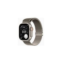 Apple Watch Ultra 3 - titanium naturel - Oui montre intelligente avec boucle milanaise - naturel - 64 Go