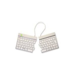 R-Go Tools R-Go Clavier Ergonomique Split break - clavier - avec indicateur de rupture integre - AZERTY - Francais - blanc Peripherique d'entree