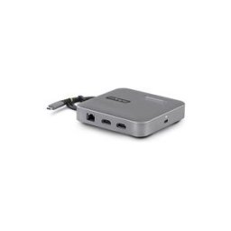 StarTech.com Universal USB C multiport adapter - Apple M1/M2 Dual Display compatible - DisplayLink Cert Dual 4K 60Hz HDMI 2.0b - 1xA/1xC USB 3.2 10Gbps hub 100W PD charging - Type-C Mini docking station - Power adapter/bus powered - Win/Chrome/macOS - s
