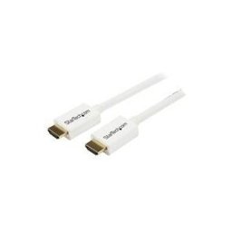 StarTech.com Cable HDMI haute vitesse Ultra HD 4k x 2k de 3m - Cordon HDMI vers HDMI CL3 pour installation murale - M/M - Blanc - cable HDMI - 3 m
