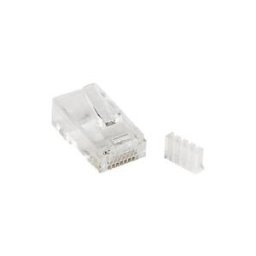StarTech.com Cat 6 RJ45 Modular Plug for Solid Wire - 50 Pack (CRJ45C6SOL50) - connecteur de reseau - clair