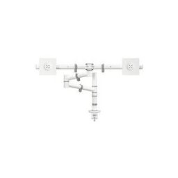Dataflex Viewgo Monitor Arm 130 kit de montage - pour 2 ecrans LCD - blanc