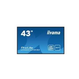 IIYAMA ProLite LH4341UHS-B2 43 Classe (42.5 visualisable) ecran LCD retro-eclaire par LED - 4K - pour signalisation numerique