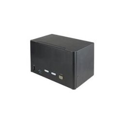 StarTech.com Switch KVM 2 Ports Quadruple ecran DisplayPort - 4K 60Hz UHD HDR - Hub KVM 4K DP 1.2 - 2x USB 3.0 (5Gbps) 4x USB 2.0 HID, Audio - Commutation Raccourci Clavier - TAA (SV231QDPU34K) - commutateur ecran-clavier-souris/audio - 2 ports - Confor