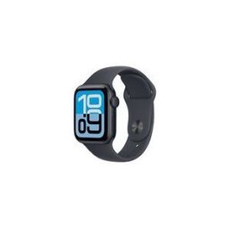 Apple Watch SE 3 (GPS) - aluminium minuit - montre intelligente avec bande sport - minuit - 64 Go