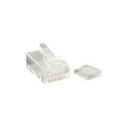 StarTech.com Cat 6 RJ45 Stranded Modular Plug Connector - 50 Pack (CRJ45C6STR50) - connecteur de reseau - clair