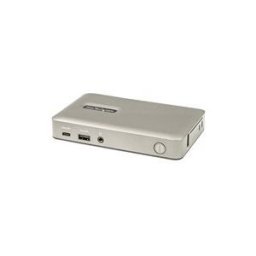 StarTech.com USB C Dock, USB-C to DisplayPort 4K 30Hz or VGA, Mini USB-C Laptop Docking Station with 65W Power Delivery Pass-Through Charging, 4-Port USB 3.1 Gen 1 Hub, GbE - Universal USB Type C Port Replicator (DKM30CHDPDUE) - station d'accueil - USB-C