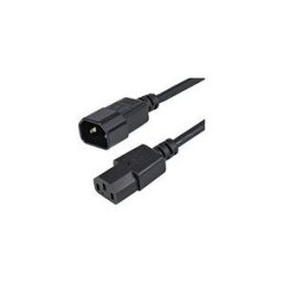 StarTech.com Cable / Cordon d'extension d'alimentation standard C13 vers C14 de 1m - Rallonge d'alimentation PC - Male / Femelle - rallonge de cable d'alimentation - power IEC 60320 C13 pour IEC 60320 C14 - 1 m